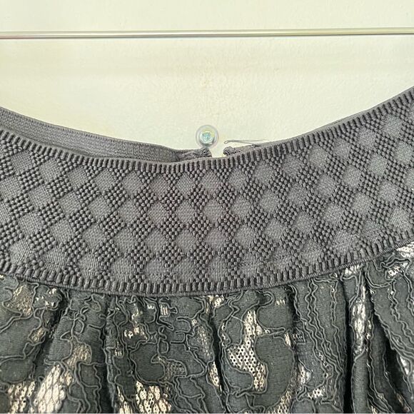 Ina Black Lace Nude Lining‎ Crinoline Full Skirt - Picture 3 of 9